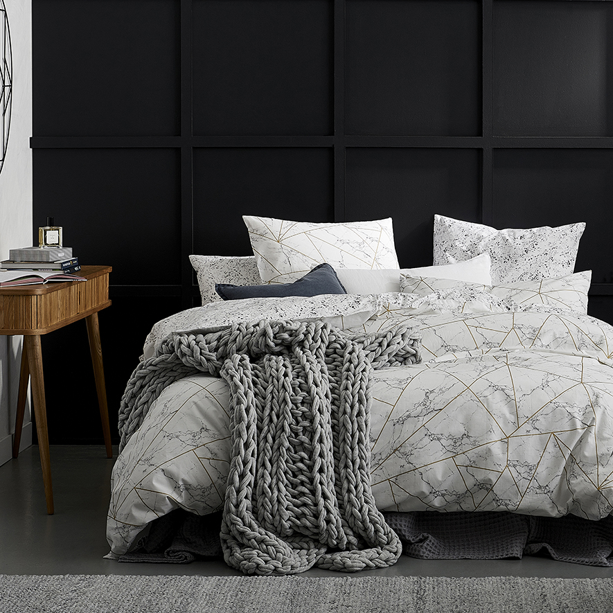 Adairs marble quilt cover deals