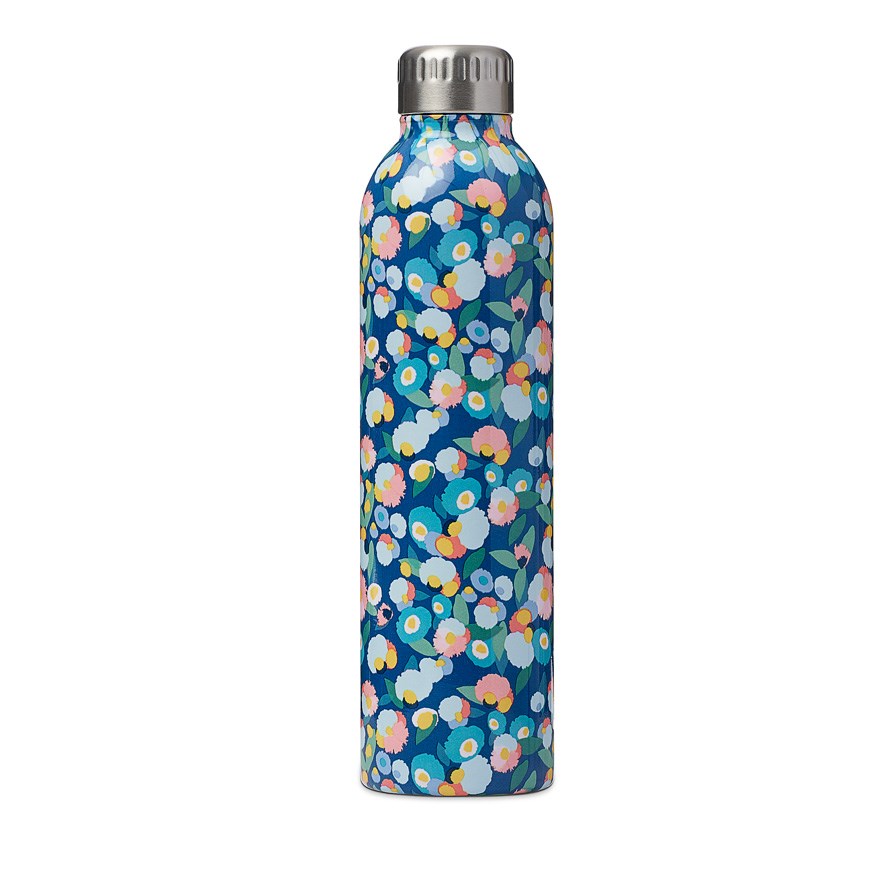 Confetti Floral Forest Green Drink Bottle Adairs