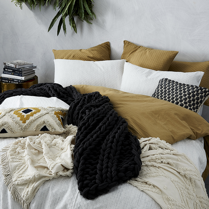 Karma Vapour Quilted Quilt Cover Separates Adairs