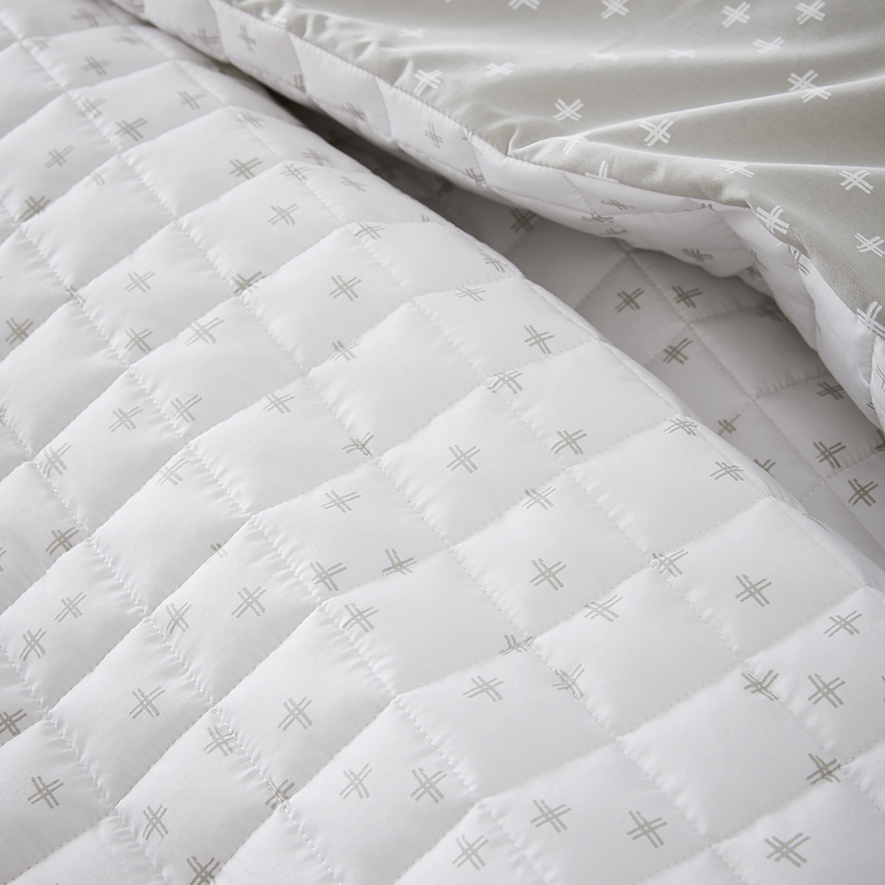 Home Republic Pai Quilted Quilt Cover White Adairs