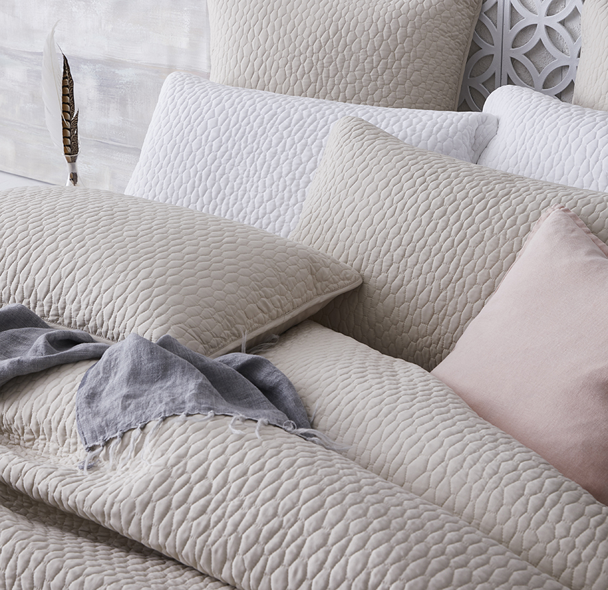 Jerome Quilted Quilt Cover Linen Adairs