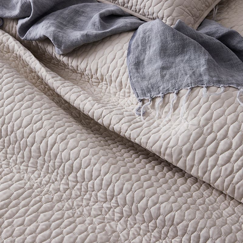 Jerome Quilted Quilt Cover Linen