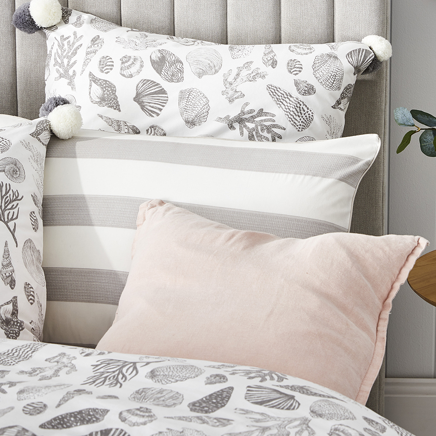 Home Republic Shelly Beach Quilt Cover Set Stone Adairs