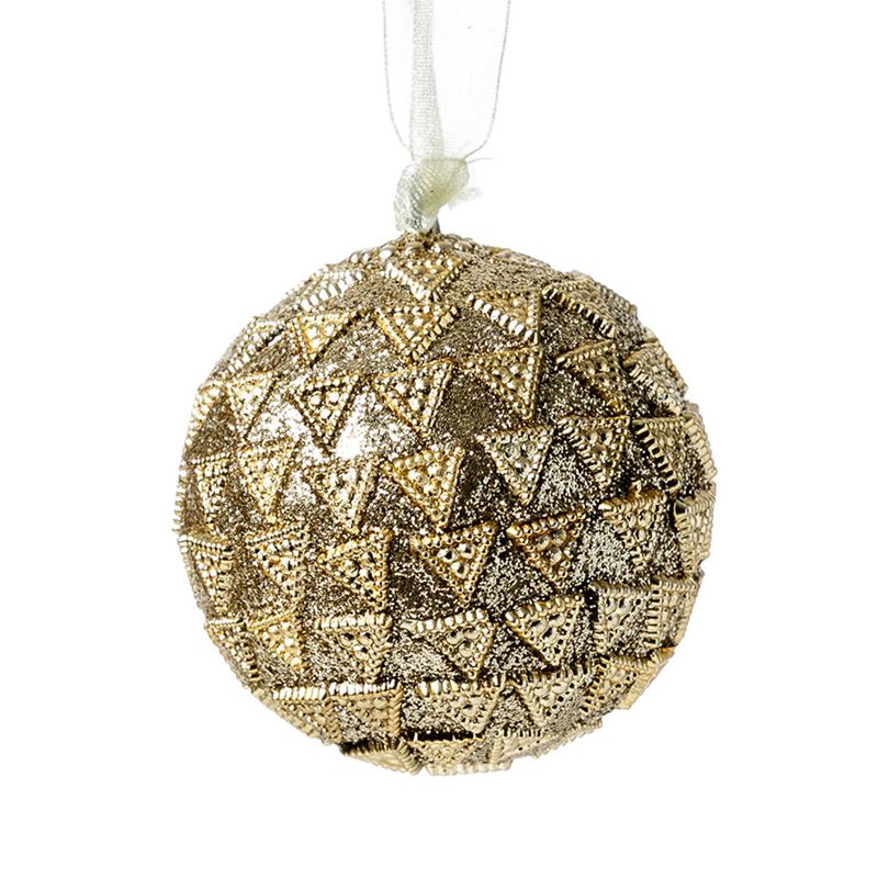 Champagne Triangle Bauble