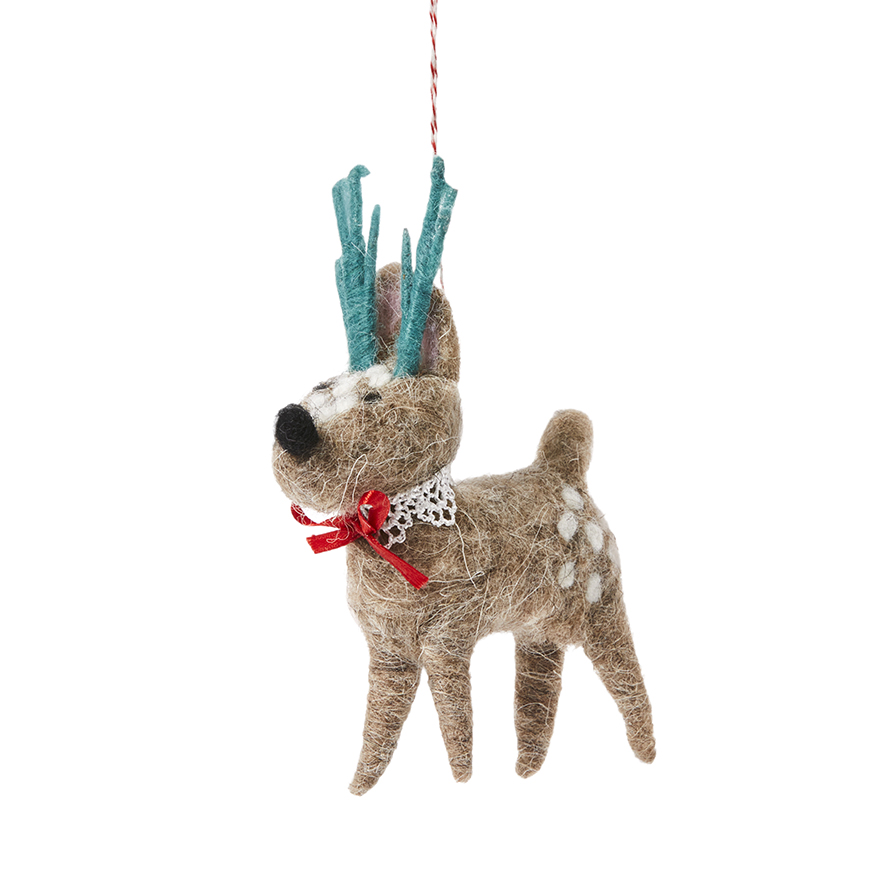 Adairs Kids - Christmas Felt Decoration Deer | Adairs