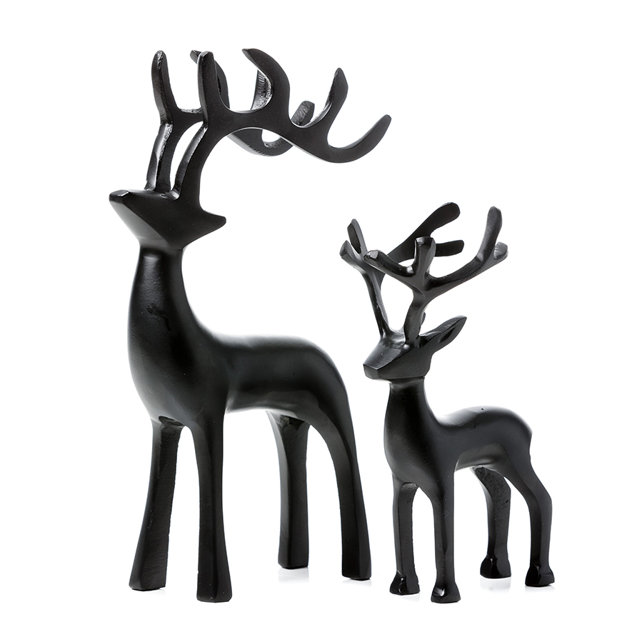 Festive Reindeer Black | Adairs