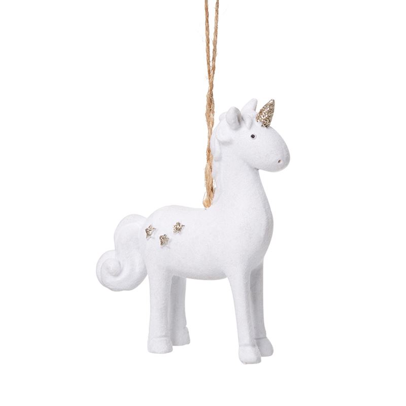 Hanging Resin Unicorn Decoration 